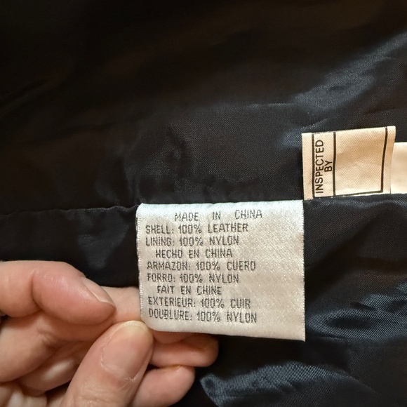 Paris Sport Club Vintage Leather Shell Vest - Picture 7 of 7